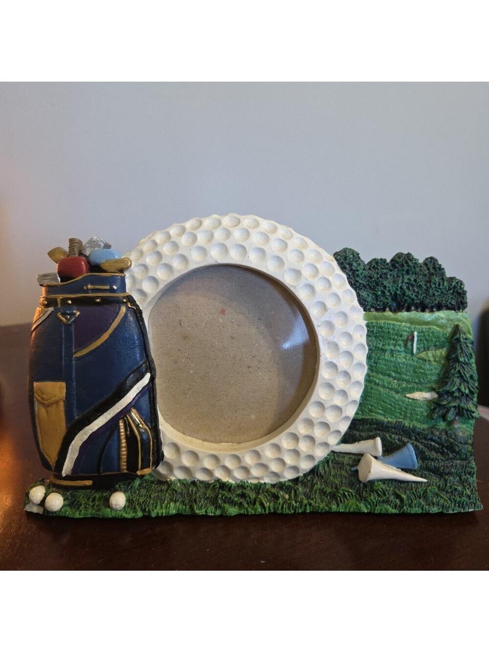 Golf Ball 3D 3.5‎ x 3.5 Picture Photo Frame by Golf Gifts & Gallery Vintage